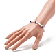 Perles de verre et perles de chalumeau faites à la main bracelets extensibles pour enfant BJEW-JB06475-02-3
