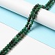 Fili di perle di quarzo smeraldo naturale G-SZ0001-29A-4