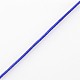 弾性ラウンドジュエリービーズコードナイロン糸  ブルー  1.2mm  約50ヤード/ロール（150フィート/ロール） NWIR-L003-B-19-1