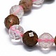 Chapelets de perles en quartz de rutile naturel G-G927-29-3