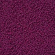 11/0グレードのベーキングペイントガラスシードビーズ  ラウンド  濃いピンク  2.3x1.5mm  穴：1mm  約5300個/50g X-SEED-N001-A-1057-2