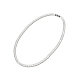 Clear Cubic Zirconia Tennis Necklace NJEW-E038-02P-1