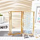 FINGERINSPIRE Hanging Glass Frame Brass Rectangle Wall Frames (4x2inches/110x62mm) for Display Pressed Plant Specimen Dried Flowers DIY Artwork Photo Picture Herbarium AJEW-WH0017-26G-5