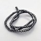 Electroplate Non-magnetic Synthetic Hematite Beads Strands G-J208D-01-2