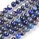 Chapelets de perles en lapis-lazuli naturel X-G-P335-09-8mm-2