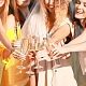 Hobbiesay 6 ensembles de breloques en verre à vin en alliage émaillé AJEW-HY0001-49-6