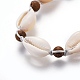 Nylon cordon tressé bracelets de perles BJEW-JB04102-2