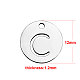 201 Stainless Steel Charms STAS-Q201-T051-C-2