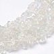 Natural Crystal Bib Statement Necklaces NJEW-N0014-63V-2