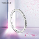 Shegrace 925 anello in argento sterling placcato rodio JR727A-03-4