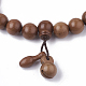 Holz Mala Perlen Armbänder BJEW-S140-05B-2