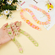 2 Strands 2 Colors Handmade Transparent Acrylic Curb Chains FIND-WR0002-26B-7