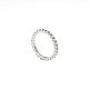 スター指輪シルバーマイクロパヴェキュービックジルコニアフィンガー指輪925個  透明  プラチナ  usサイズ8 1/4(18.3mm) RJEW-BB48499-B-1