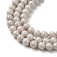 Perlenstränge aus kubischen Zirkonia-Imitationsperlen ZIRC-P109-03A-01-4