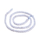 Chapelets de perles en agate avec dentelle bleue naturelle G-D463-04-2