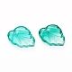 Two-Tone Transparent Glass Charms GLAA-H016-15-3