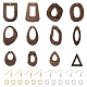 Kit per la creazione di orecchini con geometria fai da te pandahall DIY-TA0005-34-1
