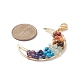 Décorations de pendentifs en perles de pierres précieuses naturelles/synthétiques HJEW-JM01006-3