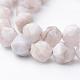 Natural White Agate Bead Strands G-F332-20-1