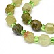 Natural Green Garnet Beads Strands G-O201B-34-3