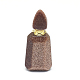 Pendentifs de bouteille de parfum à facettes synthétiques goldstone G-E556-04I-2