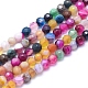 Perles d'agate naturelles X-G-J371-06-6mm-1