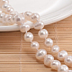 Natural Pearl Beads Necklace NJEW-P126-A-06-3