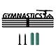Creatcabin - Colgador de medallas de gimnasia ODIS-WH0021-164-2