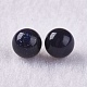 Perle sintetiche Goldstone blu G-K275-26-6mm-2