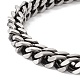304 bracelet chaînes de corde en acier inoxydable pour homme femme STAS-E001-01AS-2