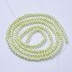 Chapelets de perles en verre nacré HY-4D-B04-1