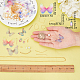 SUNNYCLUE 1 Box DIY Make 10 Pairs Butterfly Earring Making Kit Including Fabric Butterfly Charms Glass Beads Geometric Linking Rings Earring Findings for Adults Beginners DIY Earring Making DIY-SC0017-92-3