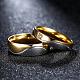 Valentine's Day Gifts Titanium Steel Couple Rings For Men RJEW-BB16497-10-4