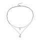 304 Stainless Steel Tiered Necklaces NJEW-JN02350-02-1