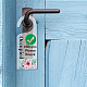 Acrylic Notice Door Hanger Sign AJEW-WH0501-007-5