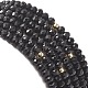 6Pcs 6 Style Natural Shell & Glass Star & Round Beaded Stretch Bracelets Set for Women BJEW-JB09945-02-3