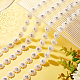 Ahandmaker 15 pi/4.5 m chaînes de perles de résine de tournesol AJEW-WH0289-12-5
