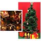 Pandahall 30 メートルグリーンカラーアクリル模造ビーズパール真珠の列ビーズクリスマスツリービーズガーランドチェーンクリスマス結婚式の装飾 diy クラフトメイキング AJEW-PH0017-44-8