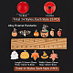 Kits de fornituras para hacer joyas diy con tema de halloween pandahall elite DIY-PH0013-51-2
