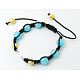 Fashion Braided Nylon DIY Bracelet Making AJEW-JB00003-05-1