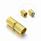 Brass Magnetic Clasps KK-E641-01-6x16mm-G-1