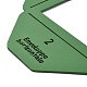 Green DIY Envelope Template DIY-G039-09-3