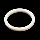 Соединительное кольцо из натуральной белой ракушки SSHEL-M022-16-2