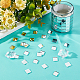 OLYCRAFT 640pcs Self Adhesive Glass Mosaic Tiles 10x10mm Mini Square Mirror Mosaic Tiles Small Disco Ball Mosaic Tiles Silver Mirror Mosaic Sheets Stickers for DIY Crafts Photo Frame Wall Decortions DIY-WH0366-43-5