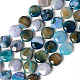 Natürlichen blauen Achat Perlen Stränge G-S370-048-1