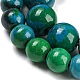 Synthetic Chrysocolla Beads Strands G-L529-B01-8mm-6