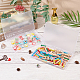 Superfindings 3 paquet de conteneurs de stockage de perles en plastique transparent boîtes avec couvercles 19.8x12.3x1.7cm petit rectangle en plastique organisateur étuis de rangement pour perles cartes coton-tige ornements artisanat CON-WH0073-75-4
