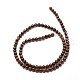 Natural Red Tiger Eye Round Bead Strands G-P072-24-8mm-2