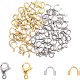 UNICRAFTALE 40 Sets 2 Colors Jewelry Making Kits 40Pcs 304 Stainless Steel Lobster Claw Clasps with 40Pcs 316 Surgical Stainless Steel Wire Guardian Metal DIY Accessories for Necklaces Jewelry Making STAS-UN0025-02-1