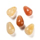 Perles de jade de soie dorée naturelle&nbsp;G-U007-02B-1